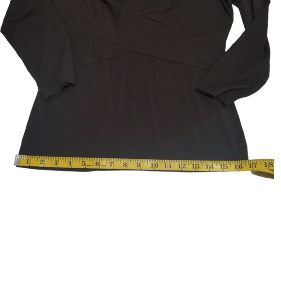 Ann Taylor LOFT Dark Brown Top - Picture 12 of 16
